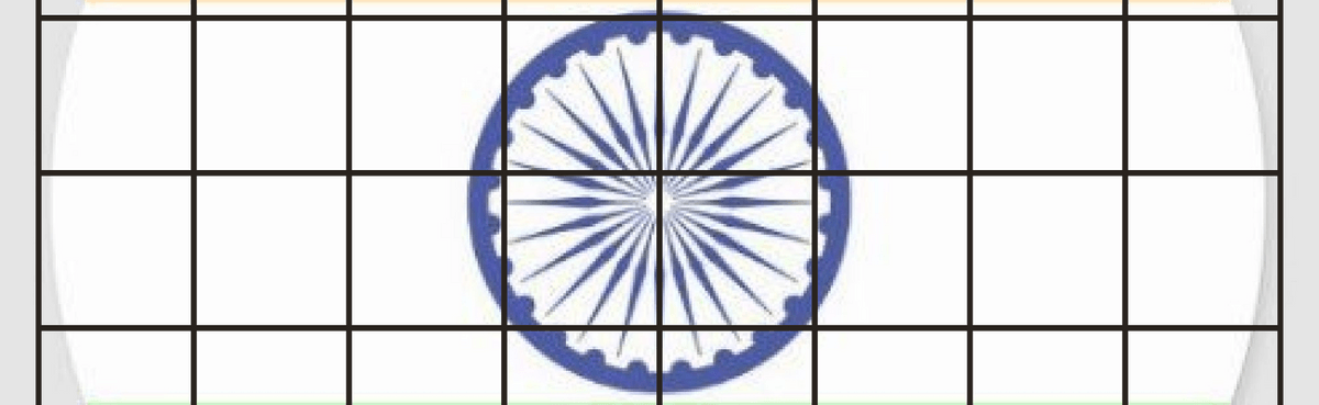 Solve the puzzle of indian national flag