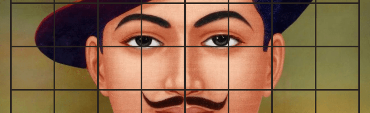 Freedom fighter bhagat singh puzzle