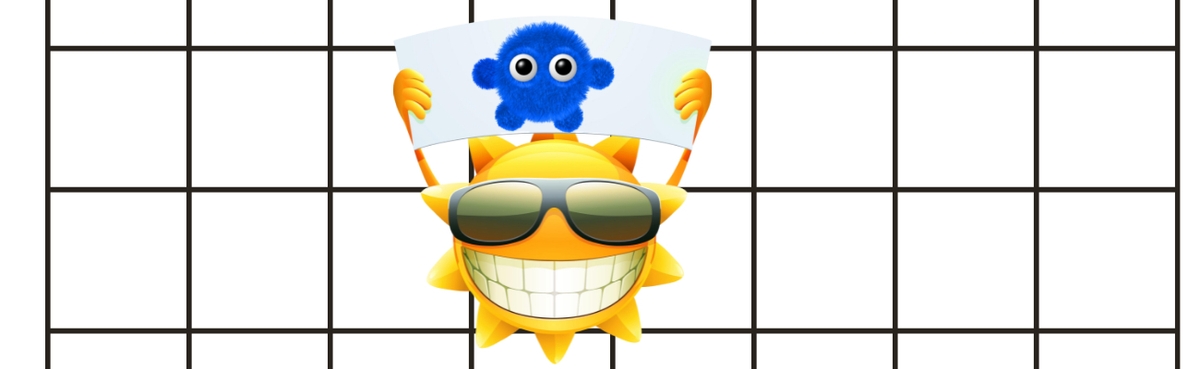 Cartoon laughing sun  puzzle for kids