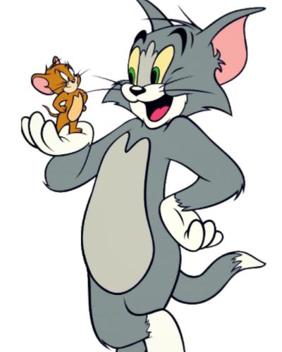 Draw the humorous moments of tom and jerry
