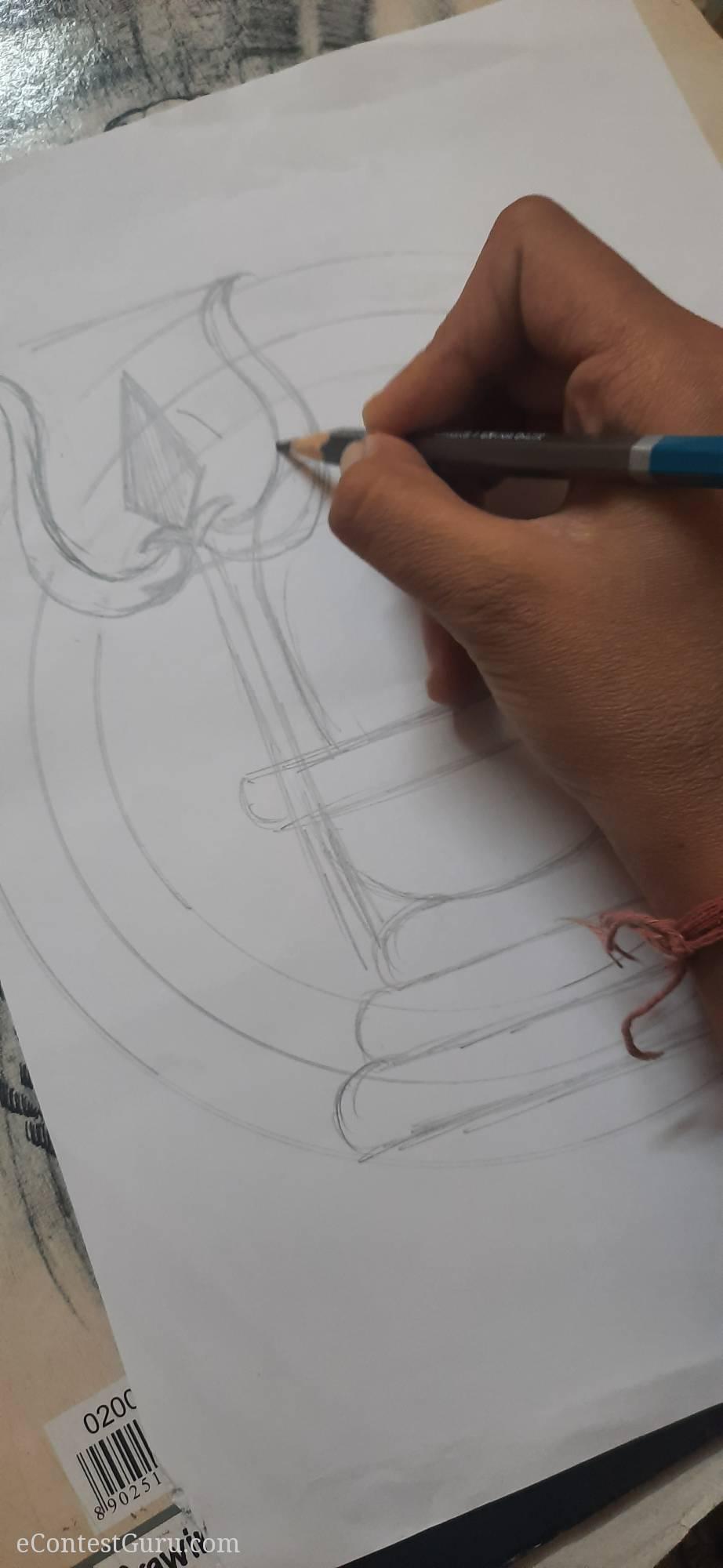 Maha shivratri drawing