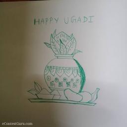 Ugadi drawing 