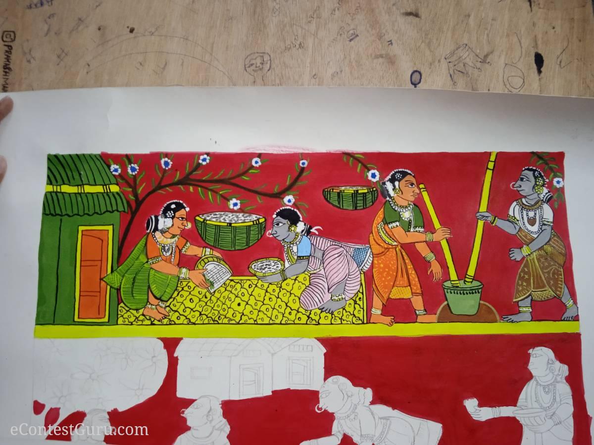 Cheriyal  painting