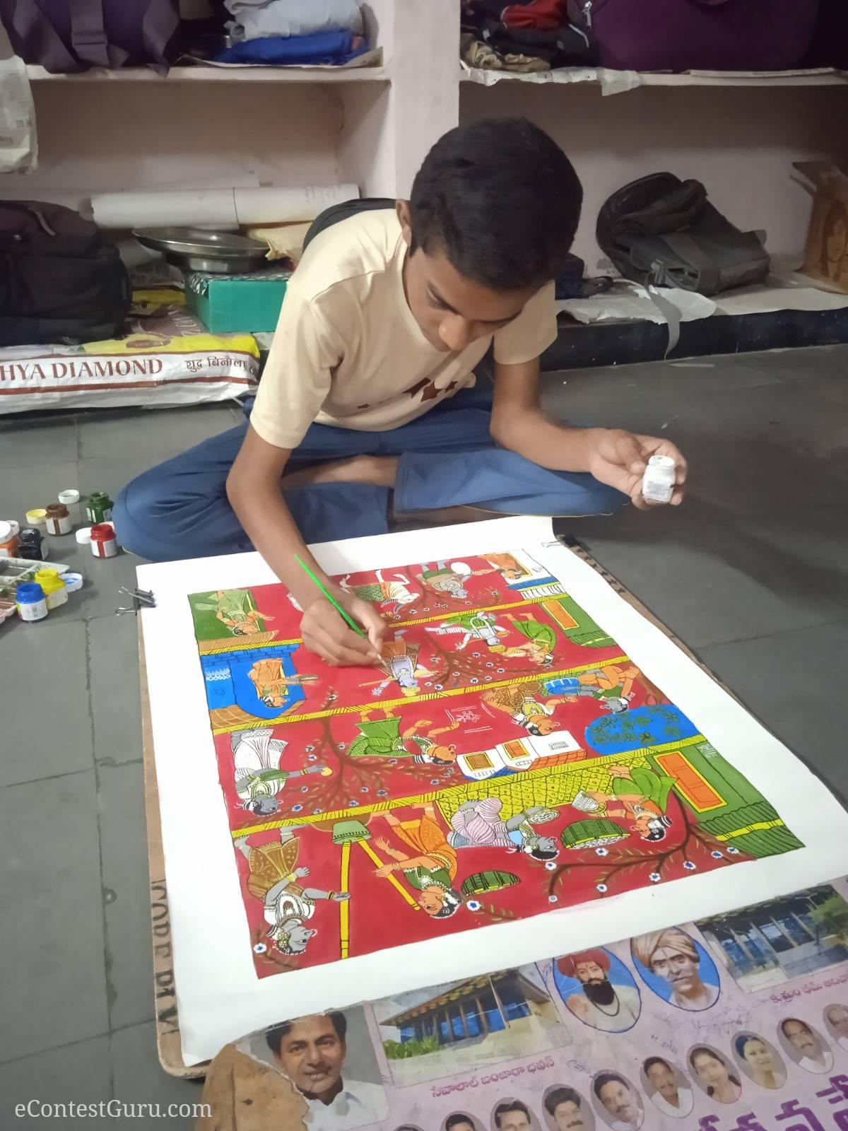 Cheriyal  painting