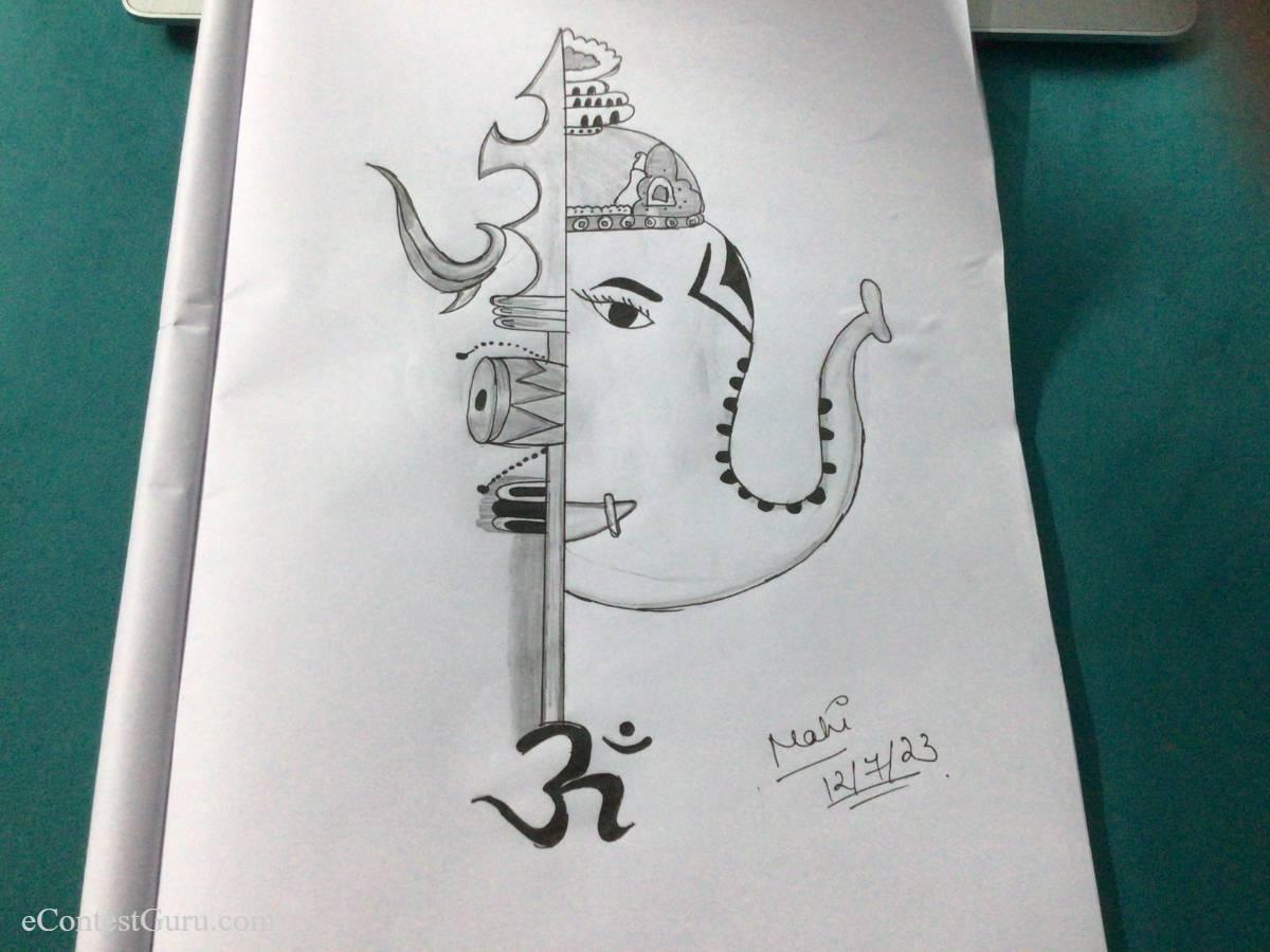 Shri Ganesha Drawing