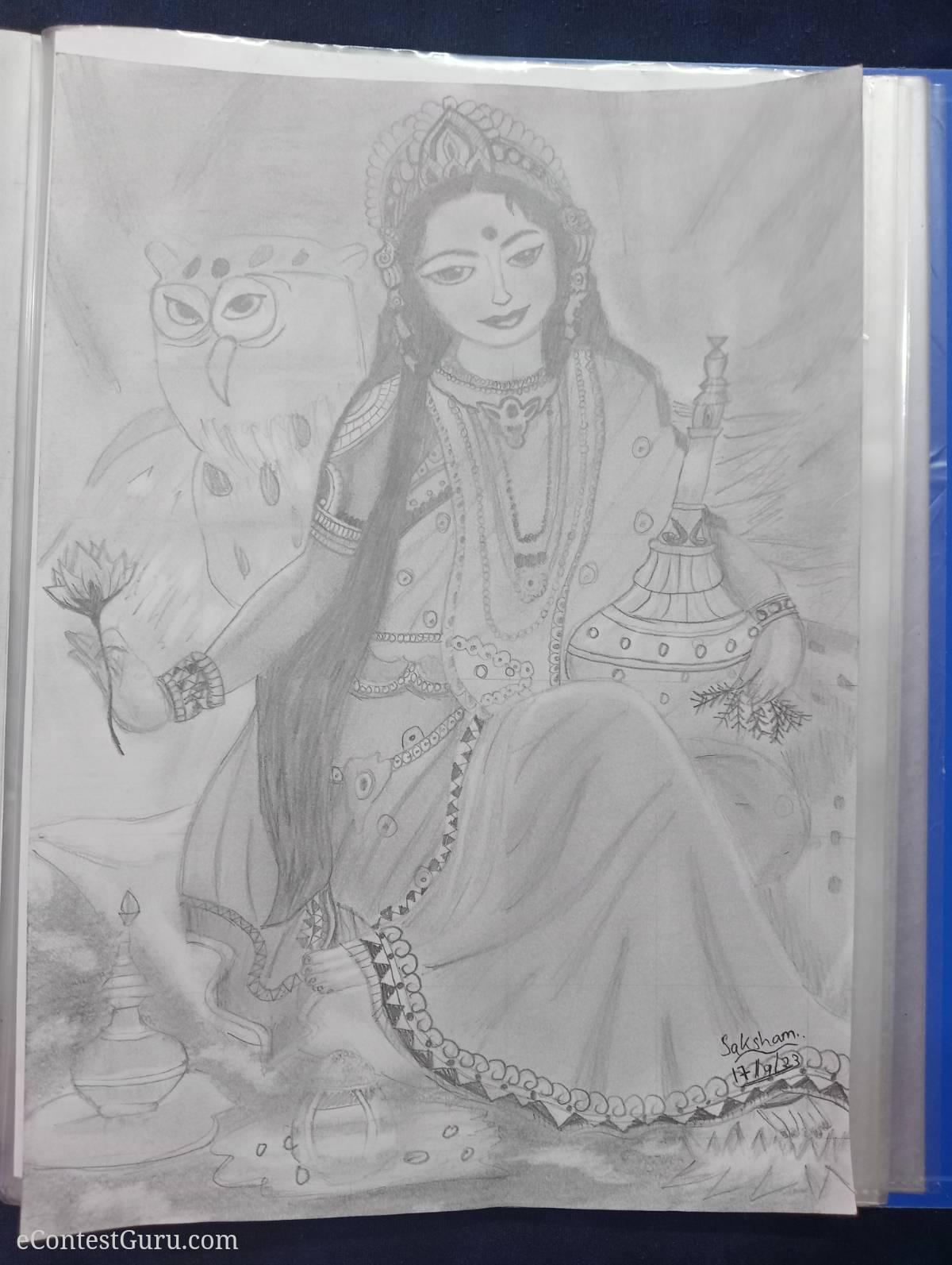 Lakshmi ji sketch
