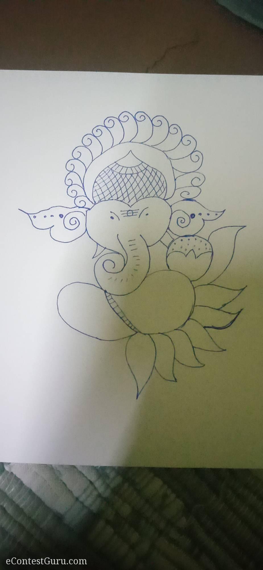 Ganesh chaturthi drawing competition 