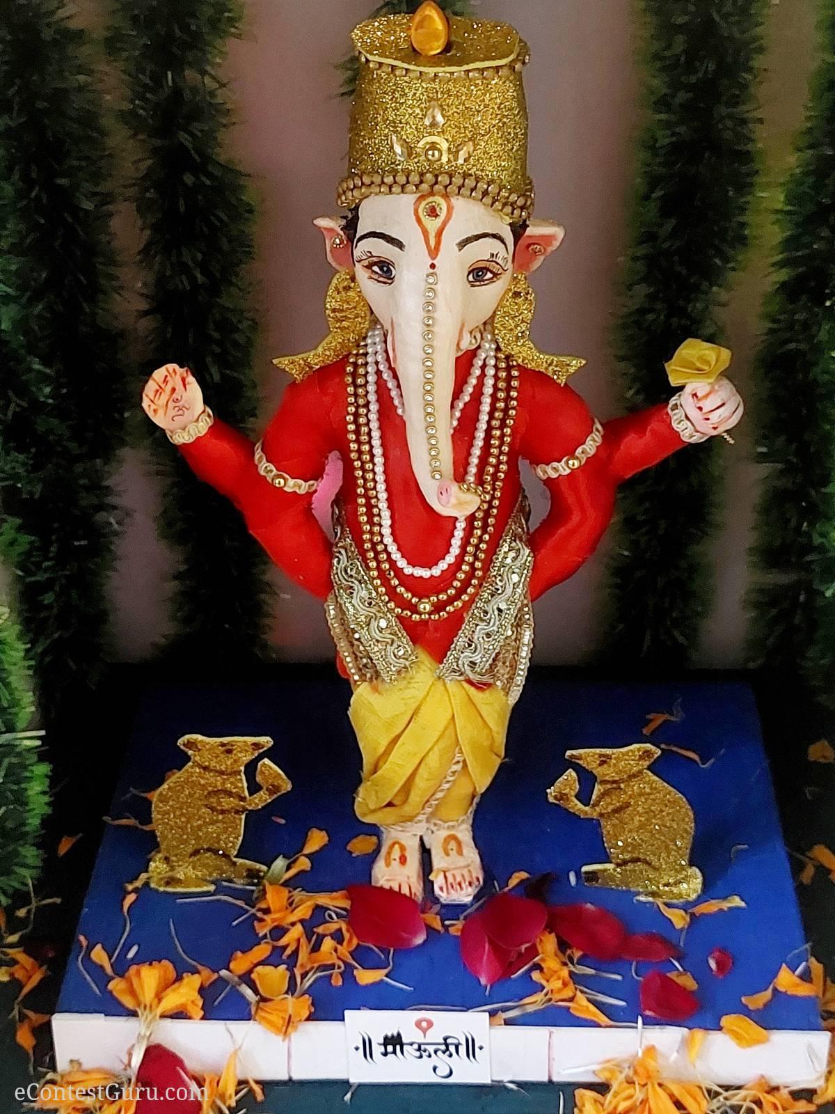 Ganpati Bappa Idol making challenge