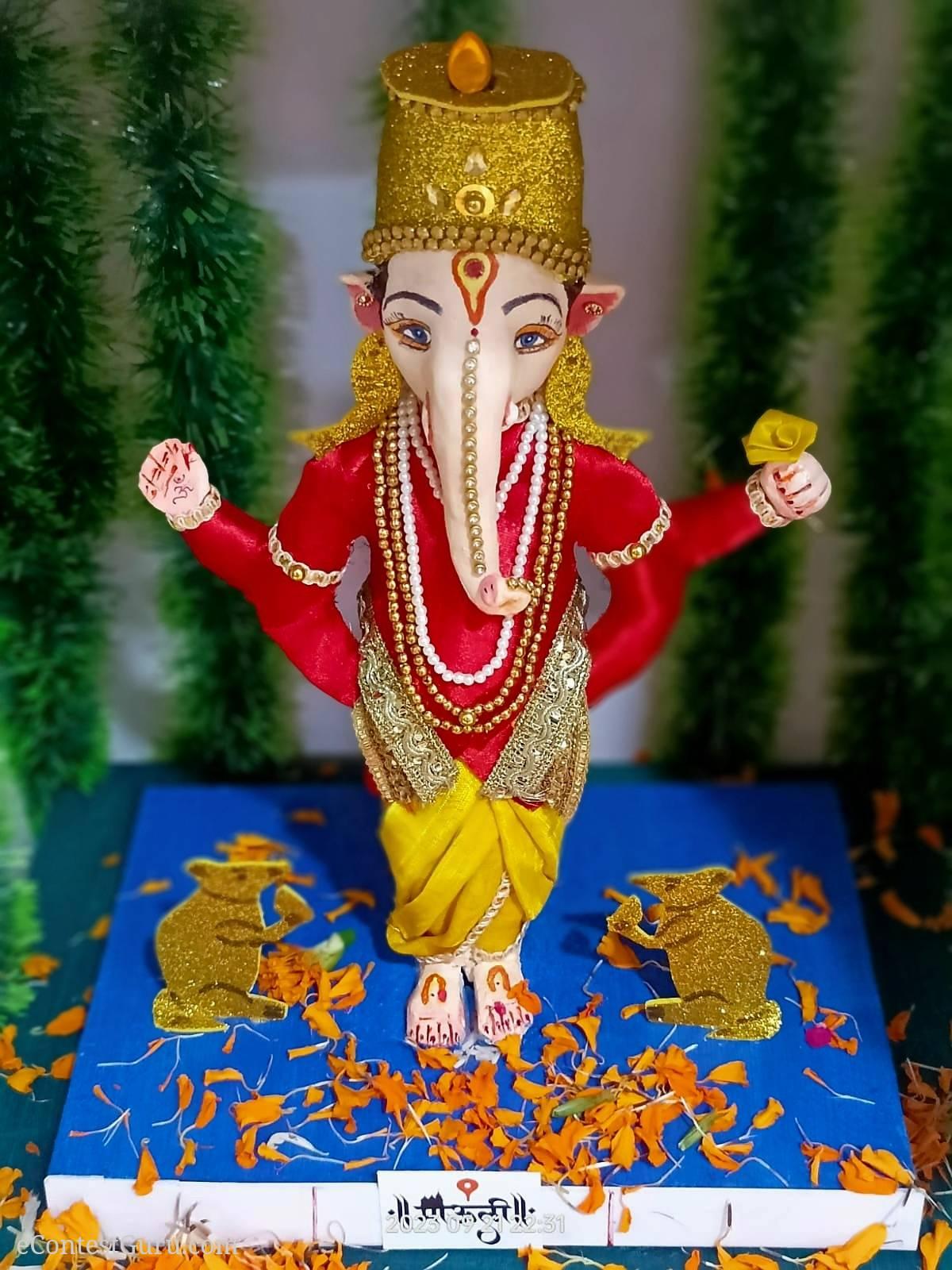 Ganpati Bappa Idol making challenge