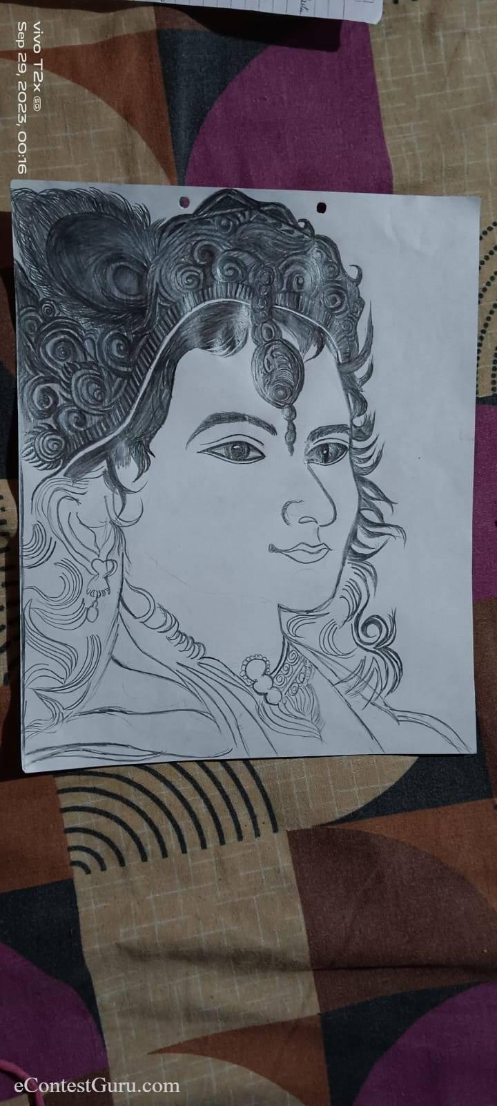 Janmasthmi Sketch 