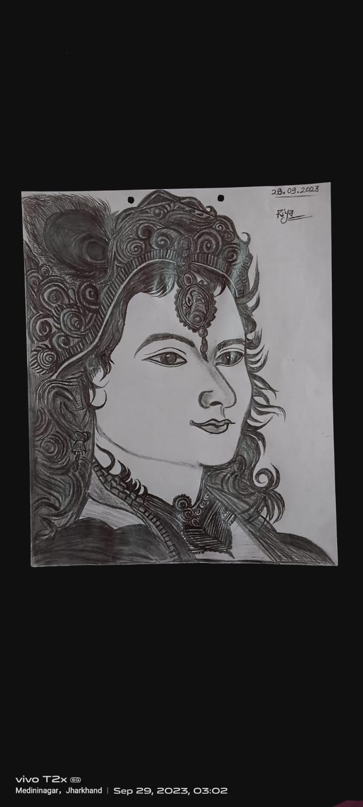 Janmasthmi Sketch 