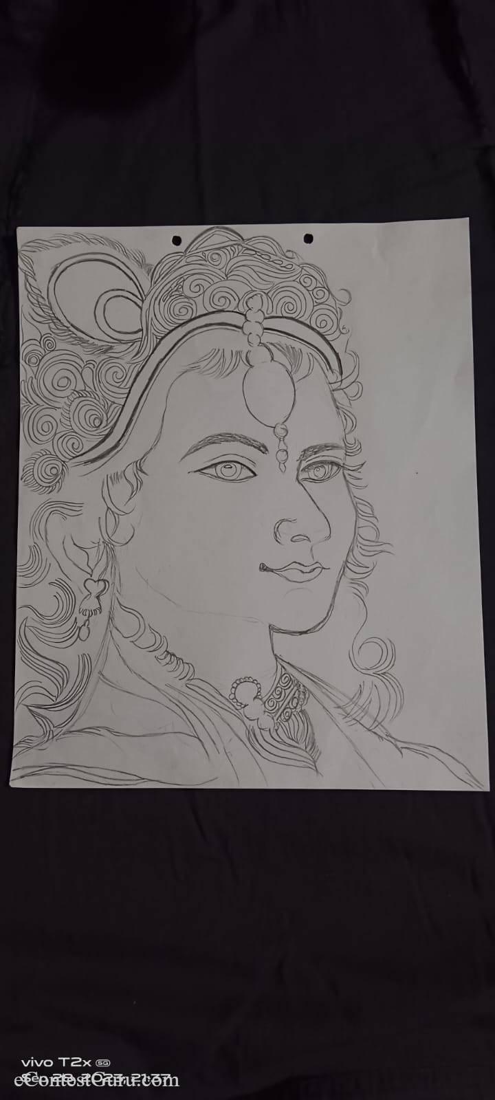 Janmasthmi Sketch 