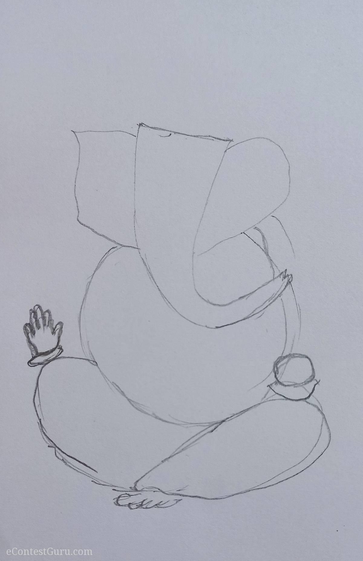 Ganesh drawing 