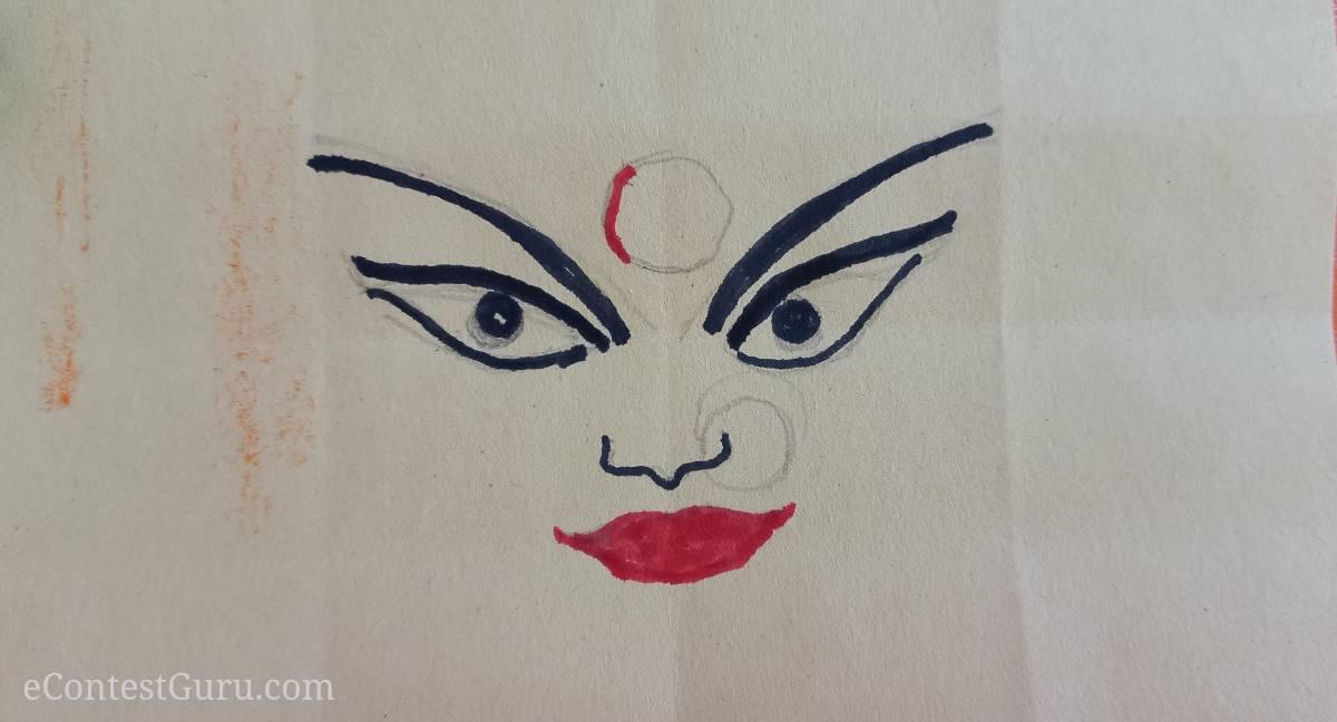 Durga Maa Navratri drawing contest