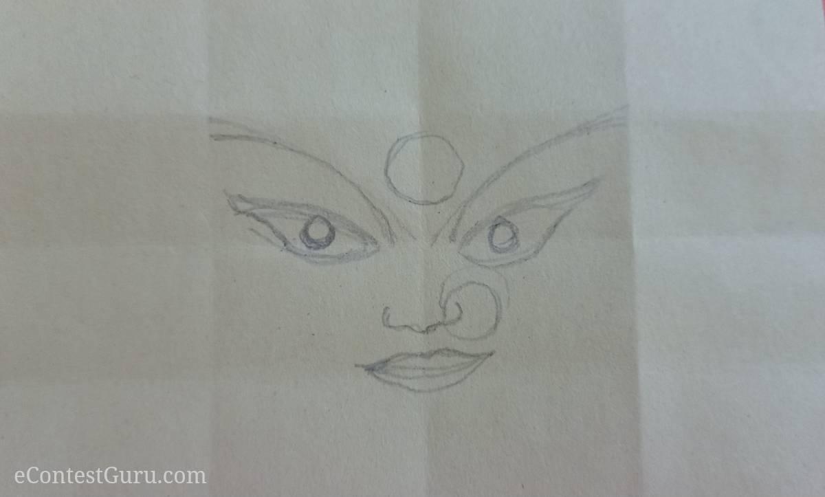 Durga Maa Navratri drawing contest