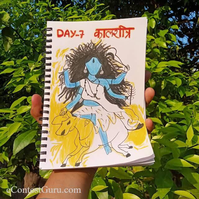 NAVRATRI DAY-7..KALARATRI MATA