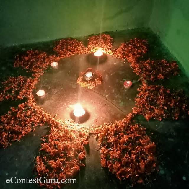 FLOWER RANGOLI