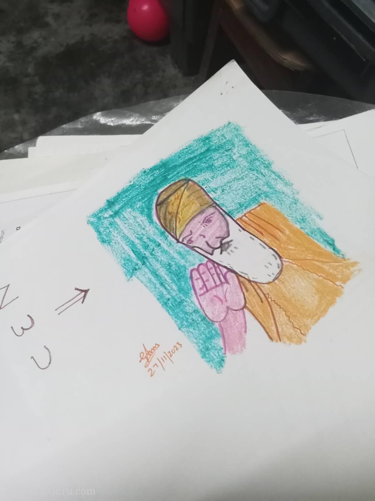 Gurunanak dev ji drawing contest