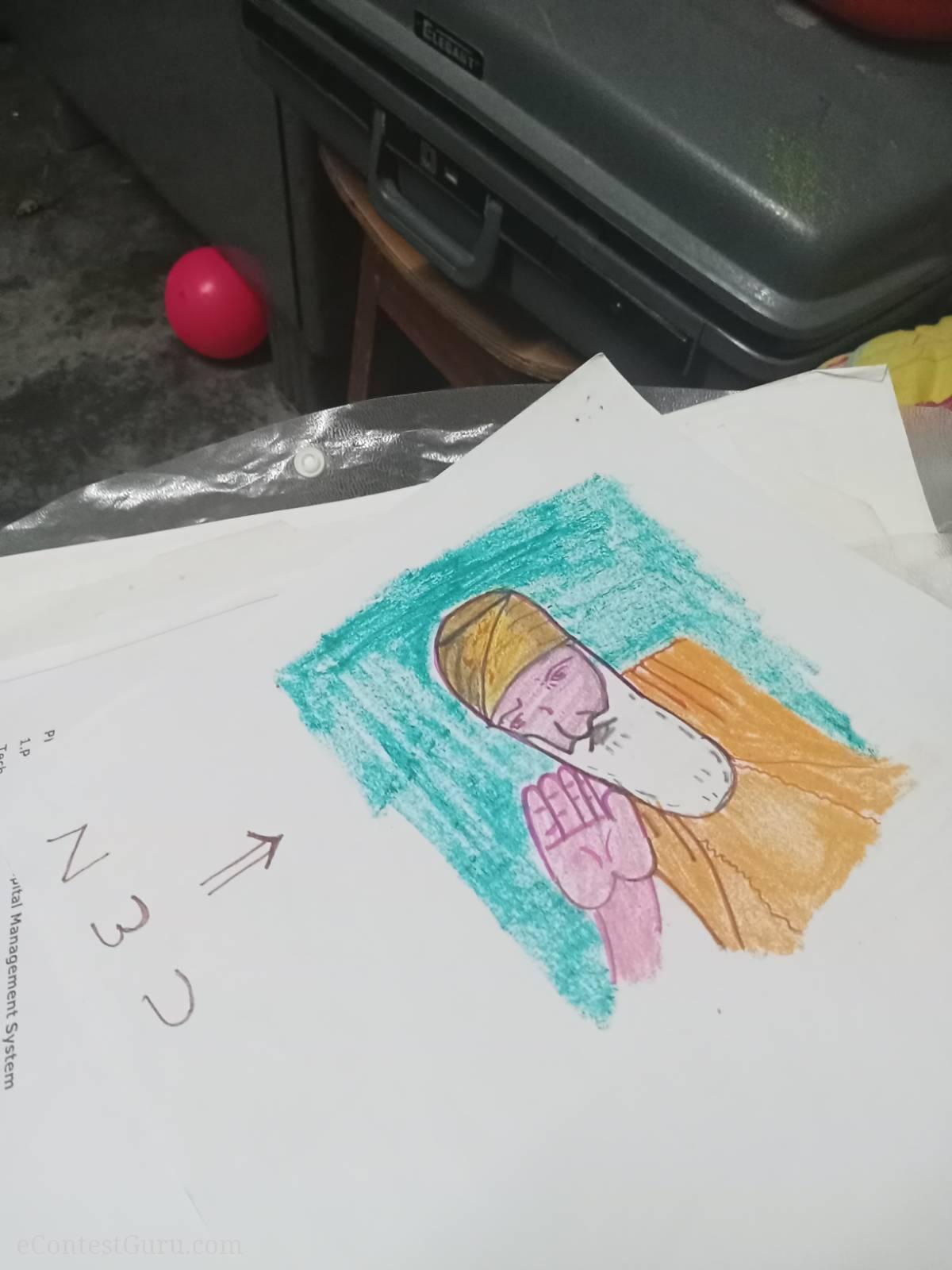 Gurunanak dev ji drawing contest