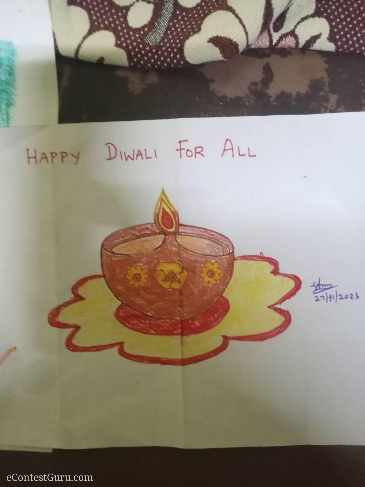 Diwali 🎇 drawing competition 