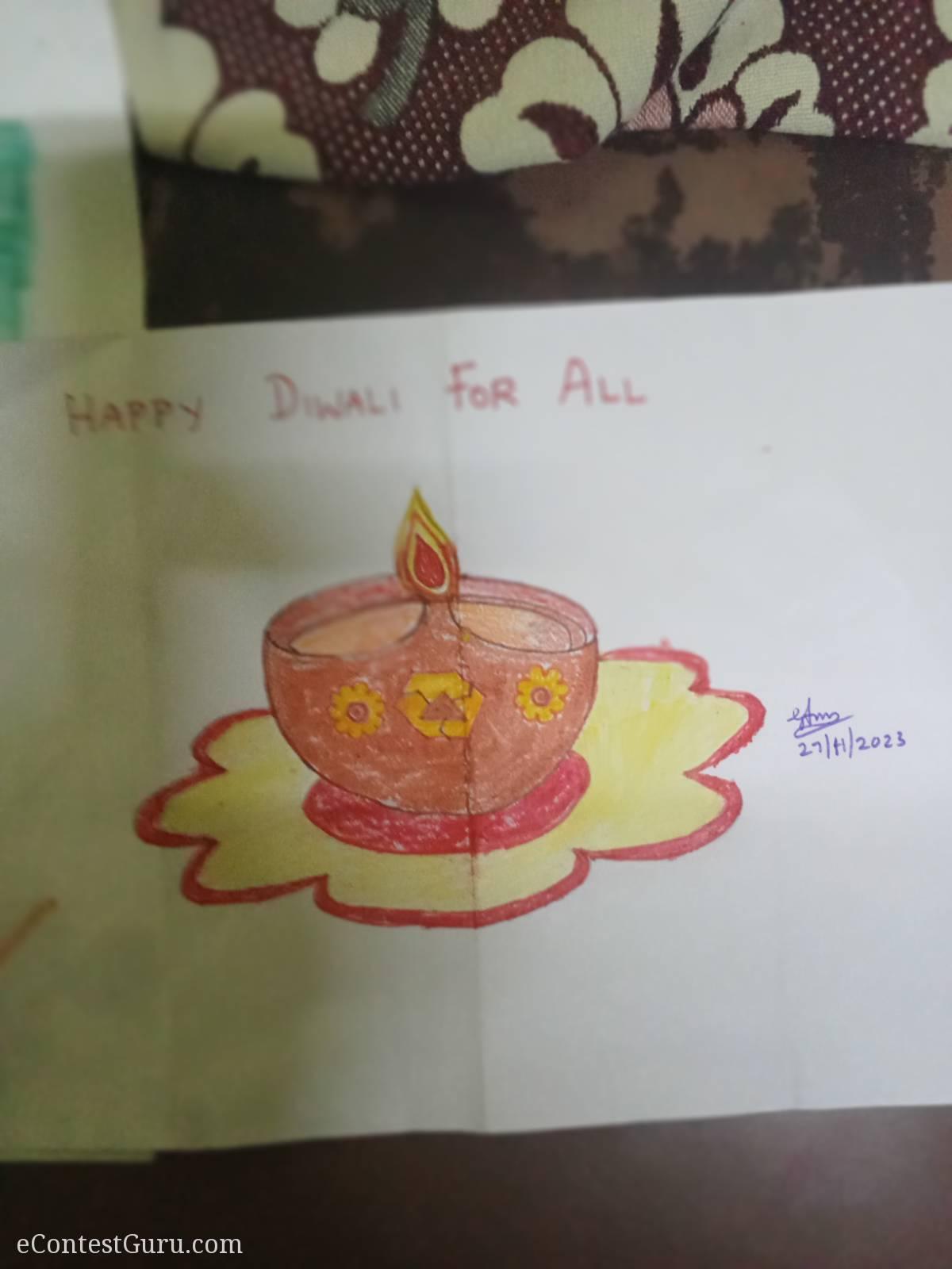 Diwali 🎇 drawing competition 