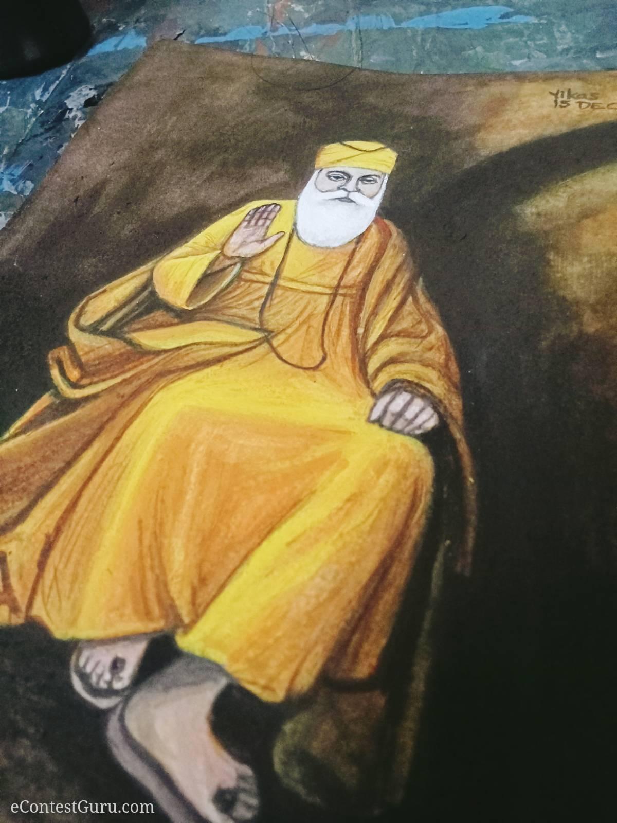 Guru naanak painting 