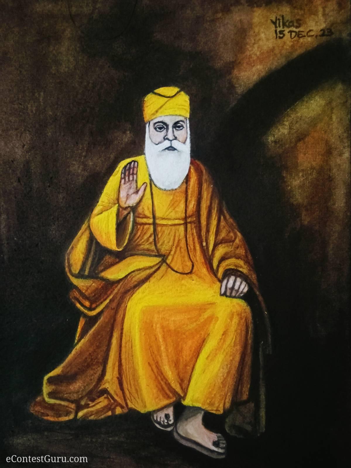 Guru naanak painting 