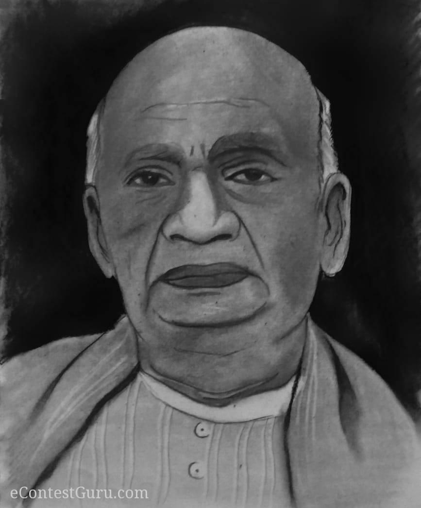 Visage Of Unity: Sardar Vallabhbhai Patel's Portrait 