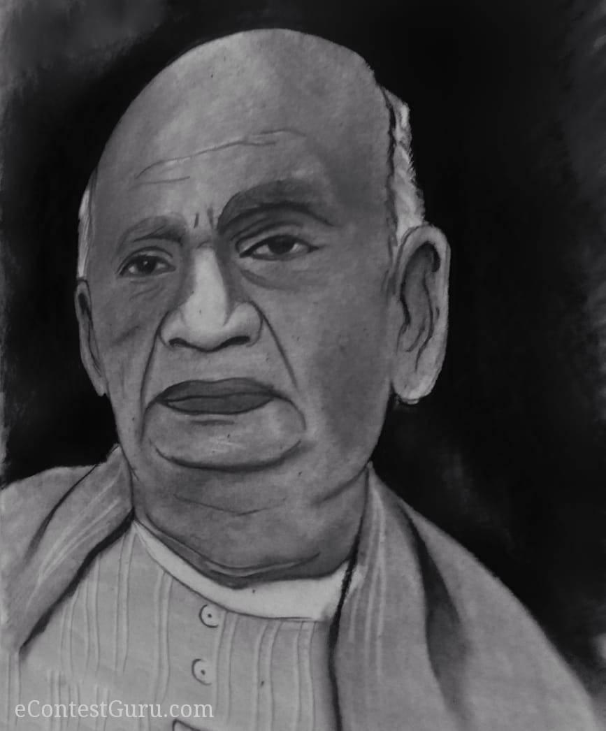 Visage Of Unity: Sardar Vallabhbhai Patel's Portrait 