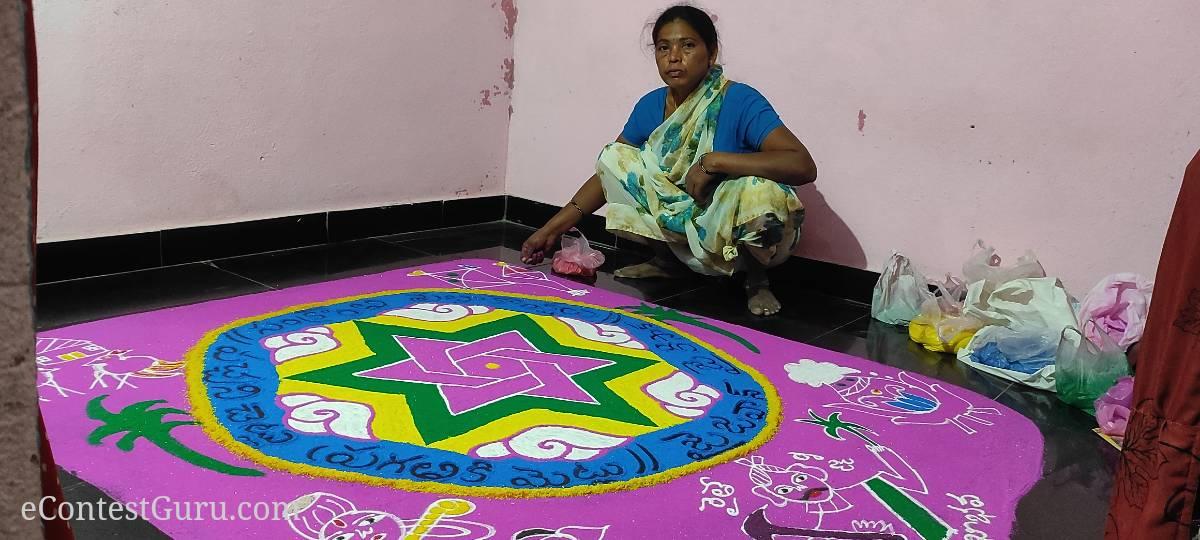 Rangoli competition 