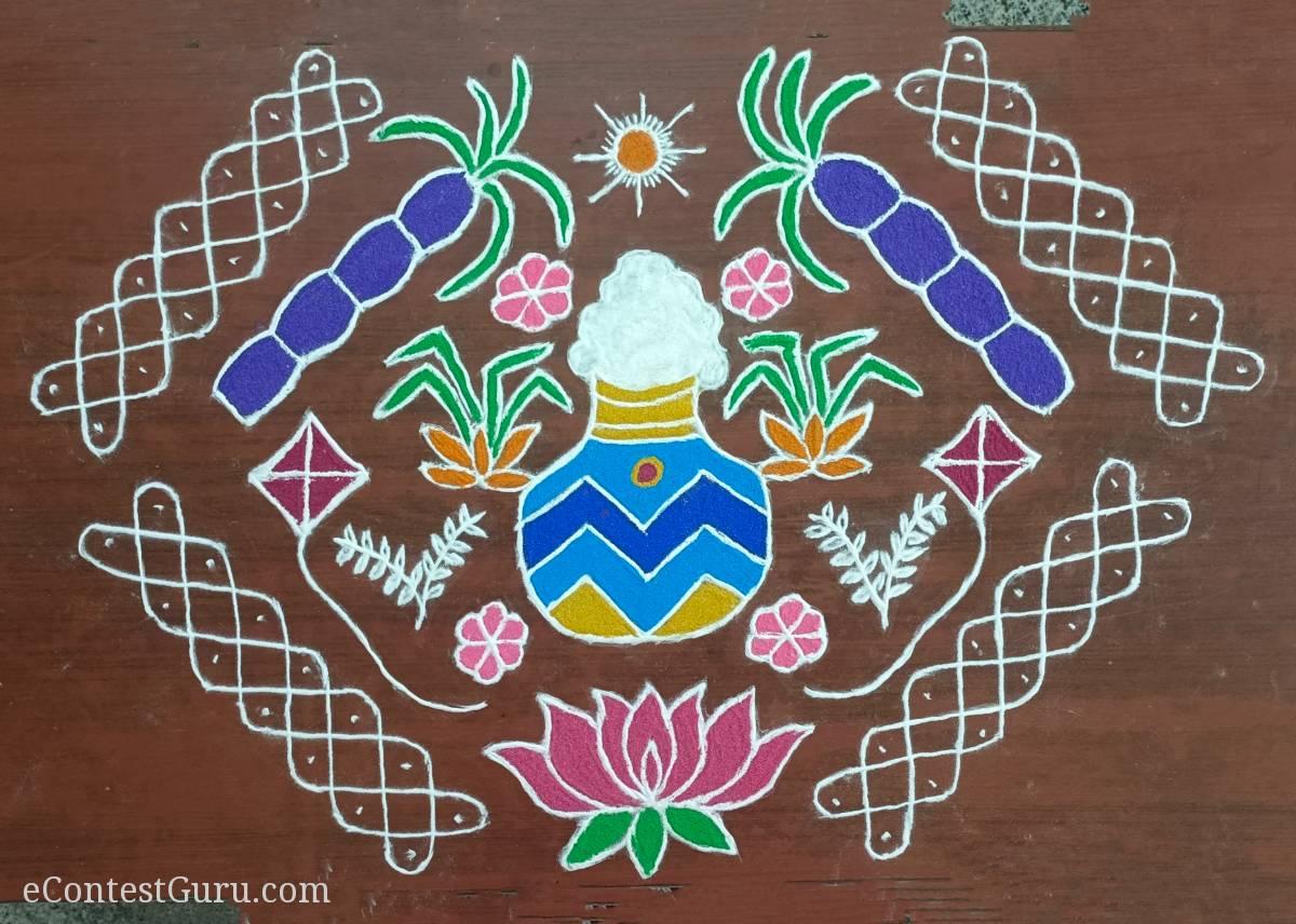 Makar Sankranti Rangoli competition 