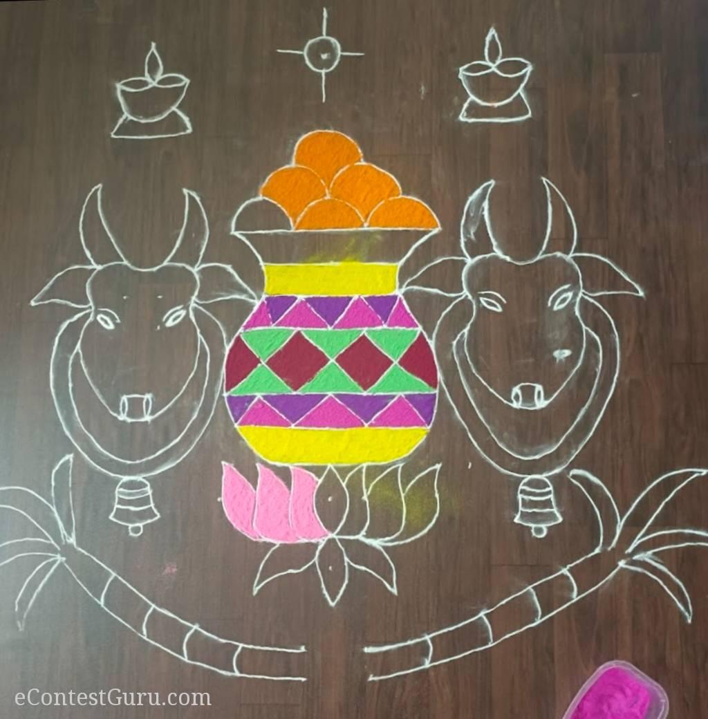 Makara Sankranti Rangoli competition 