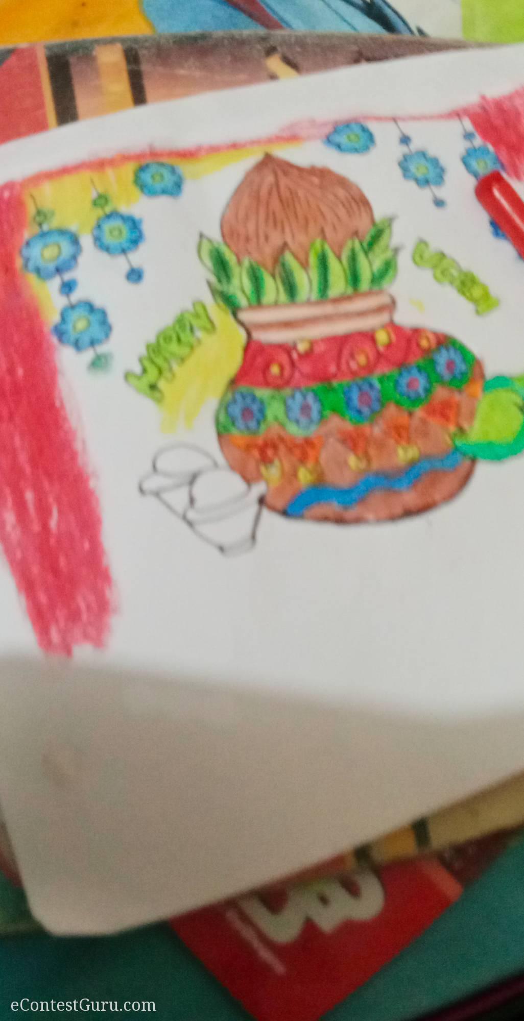 Ugadi drawing contest