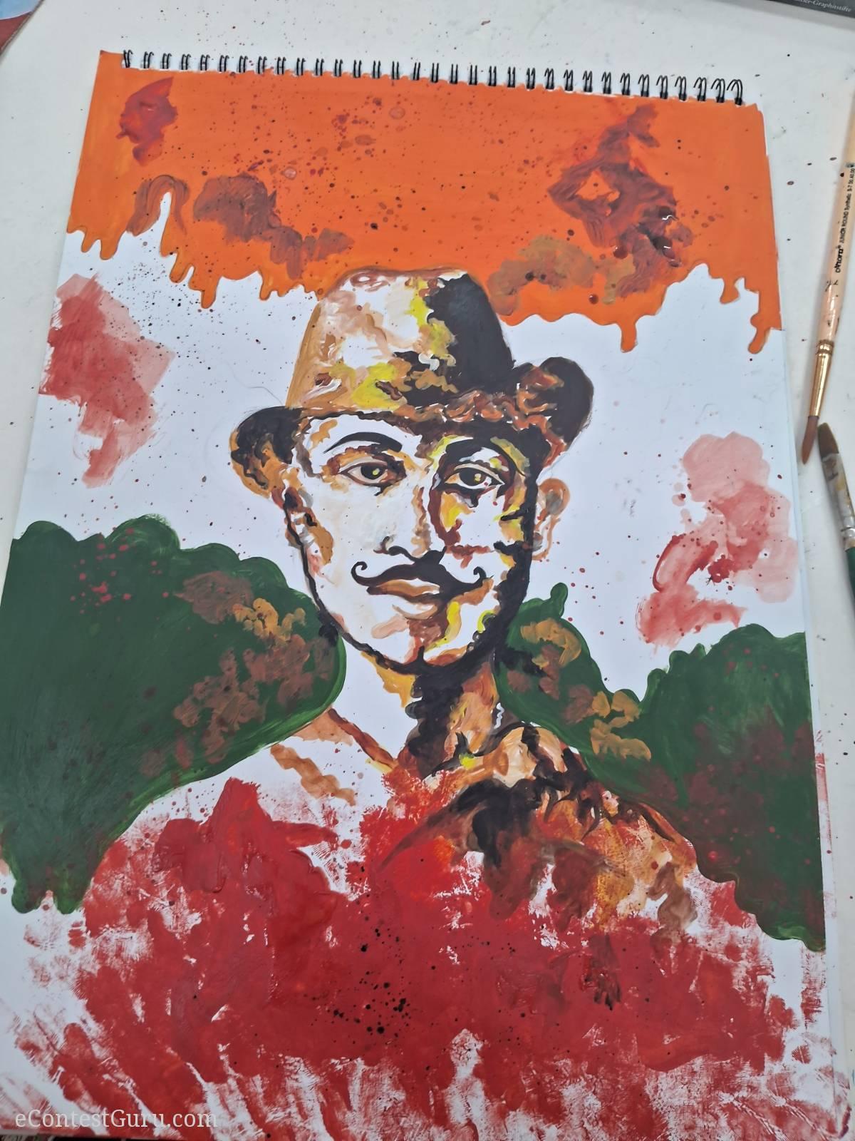 Bhagat singh painting