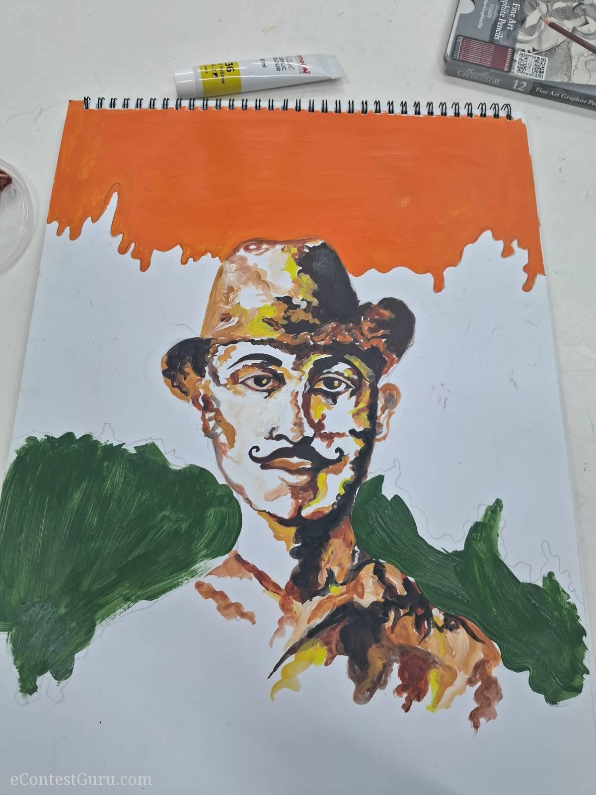 Bhagat singh painting