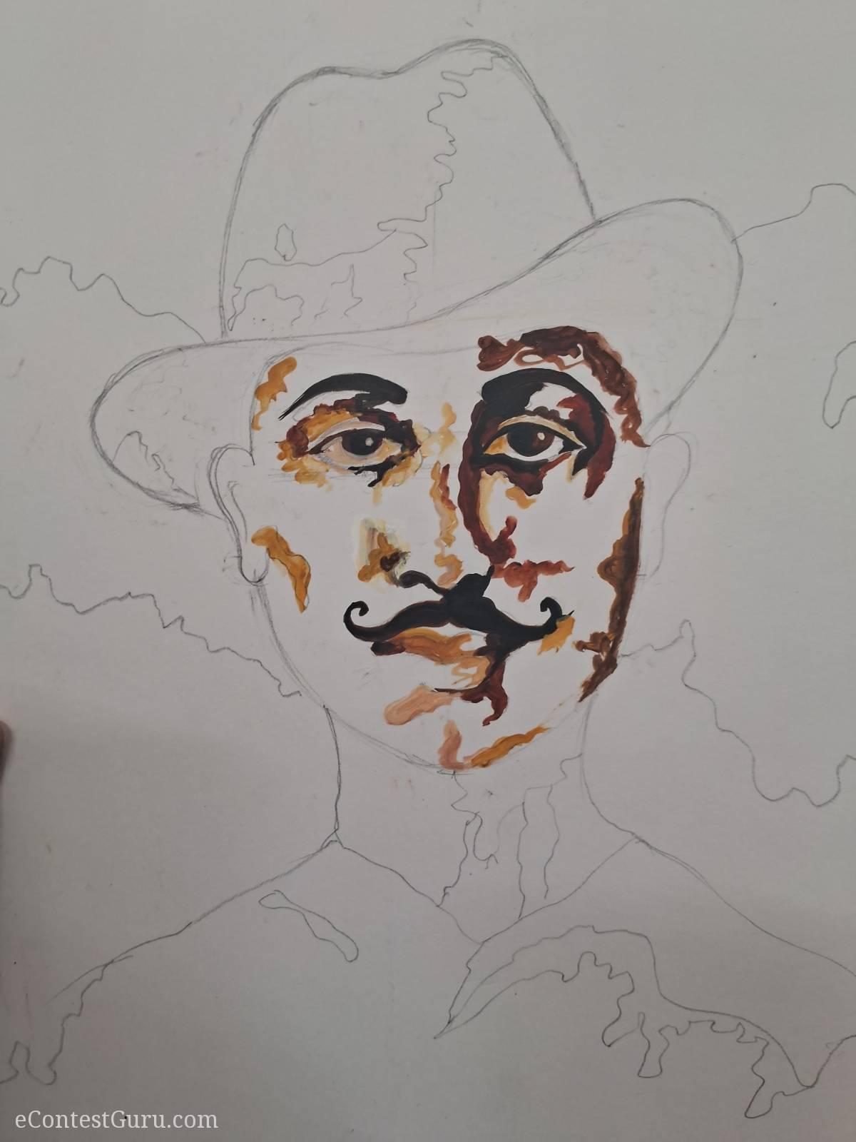 Bhagat singh painting