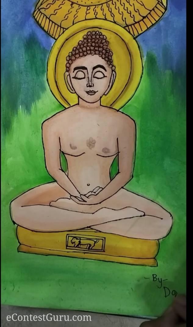 LORD MAHAVIR IN DHYANA