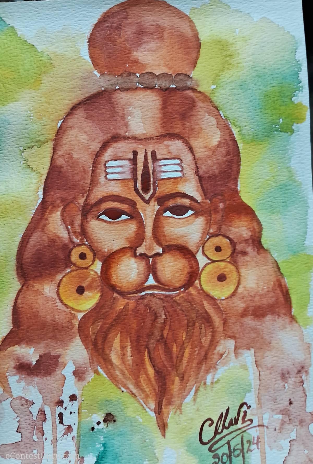 Hanuman ji painting