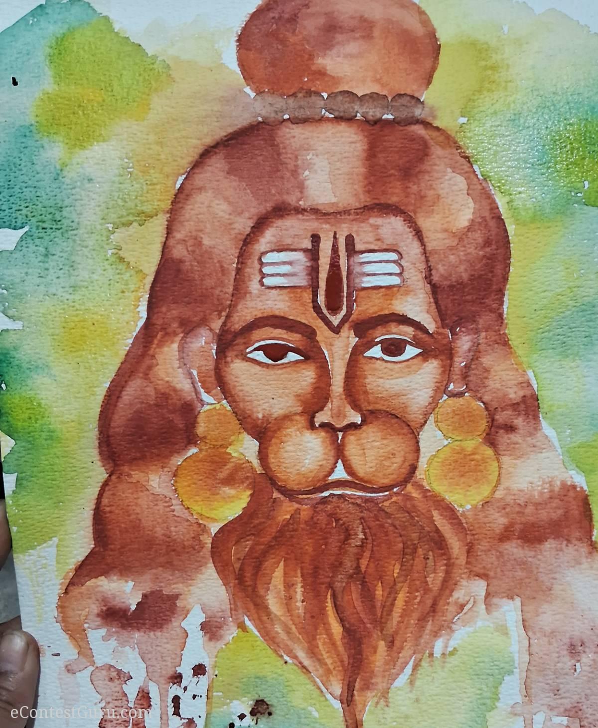 Hanuman ji painting