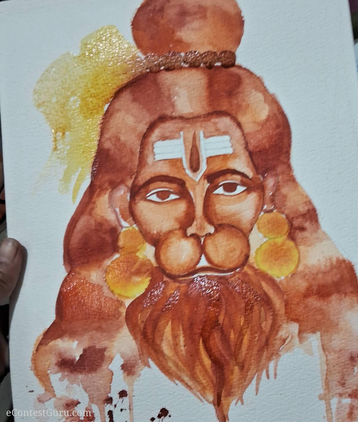 Hanuman ji painting