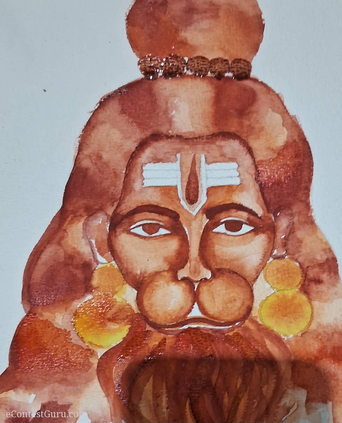 Hanuman ji painting