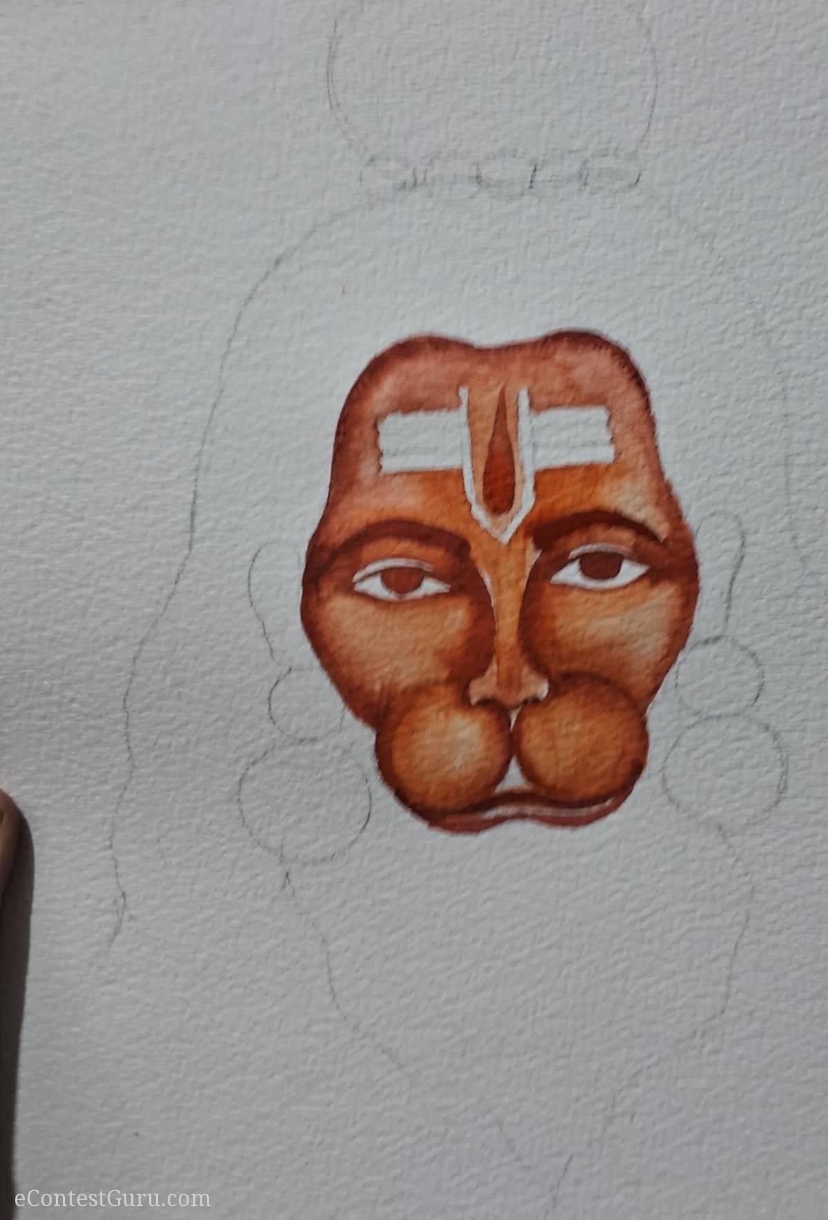 Hanuman ji painting