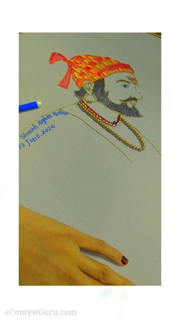 chhatrapati shivaji maharaj || Hand Embroidery