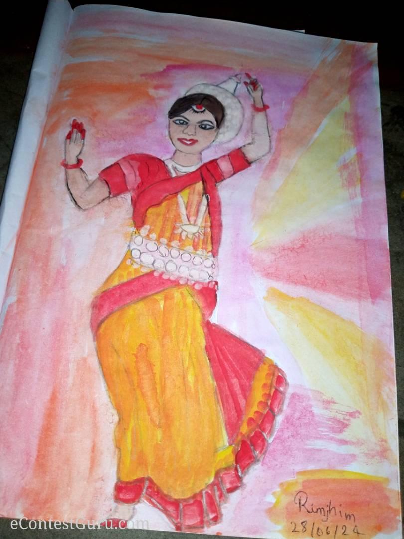 Odissi drawing