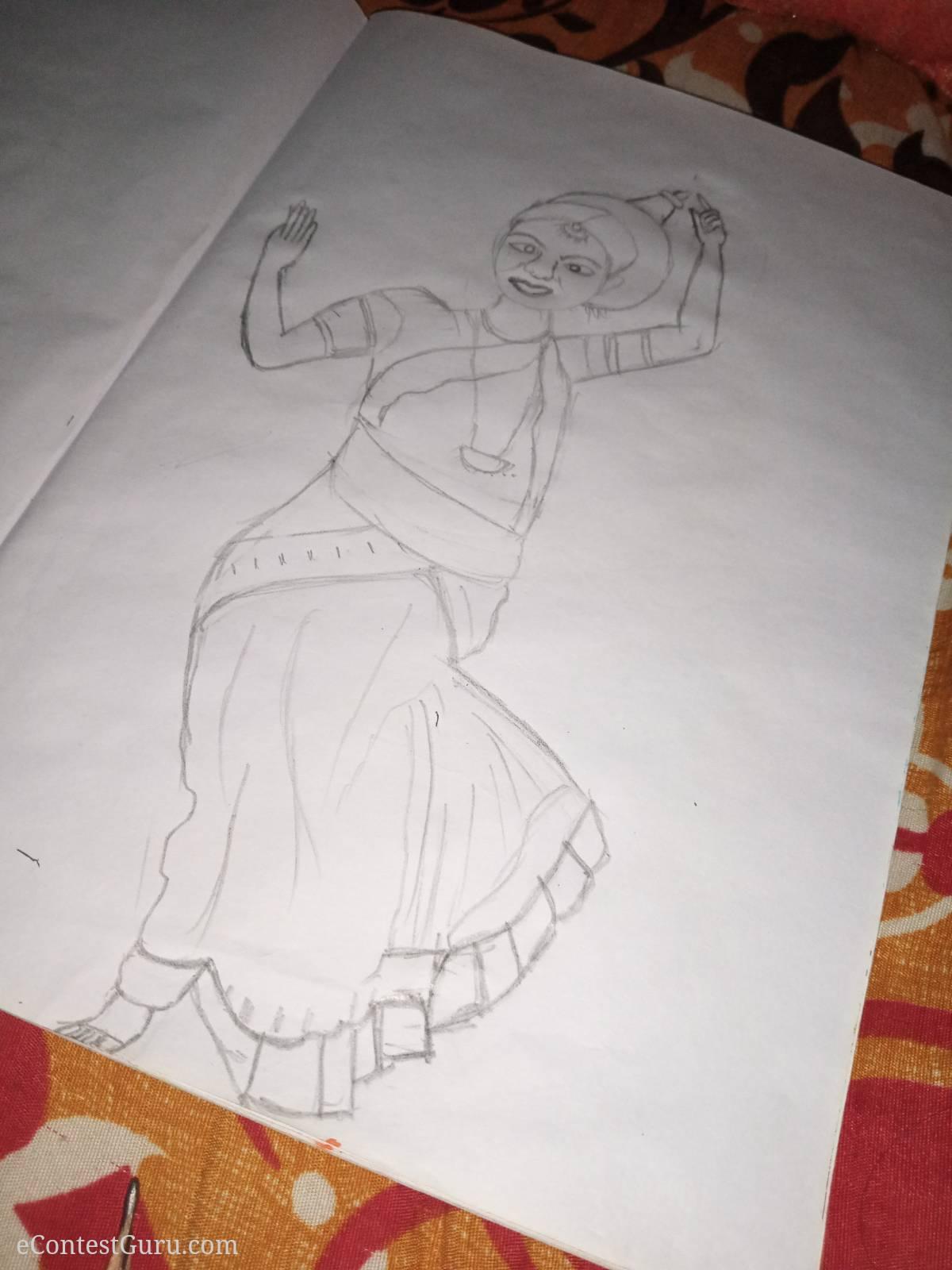 Odissi drawing