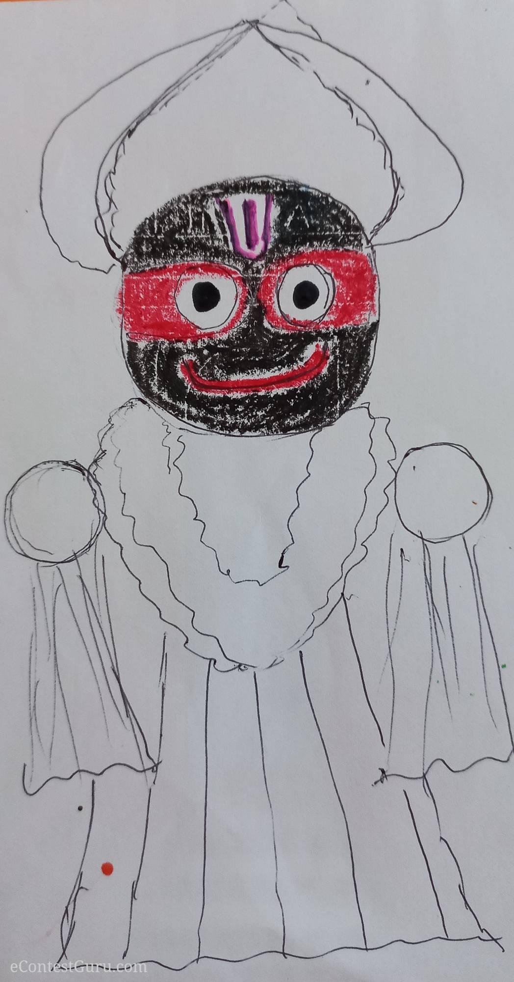 Lord Jagannath Rath yatra drawing competition 