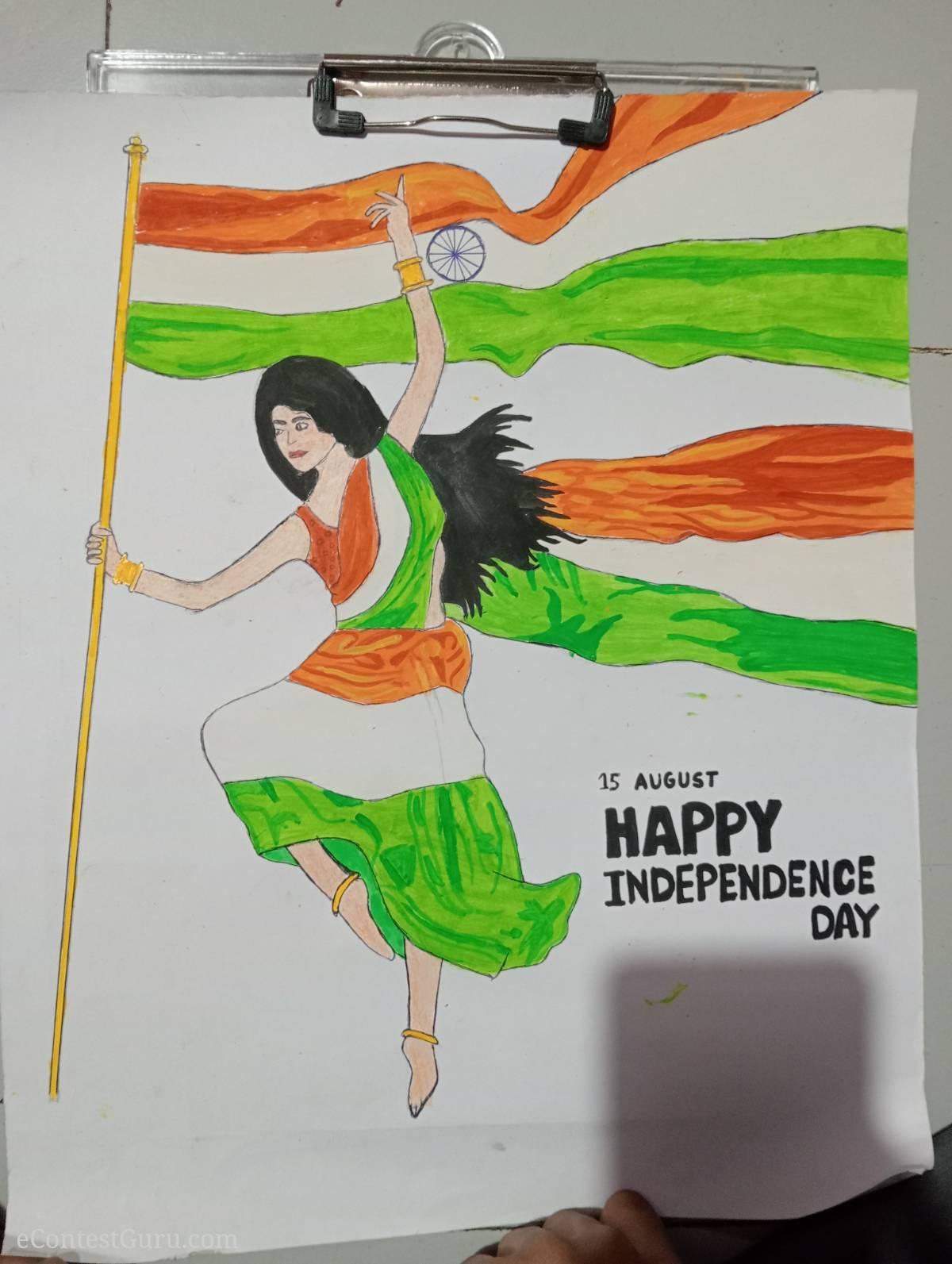 Independence day Drawing 