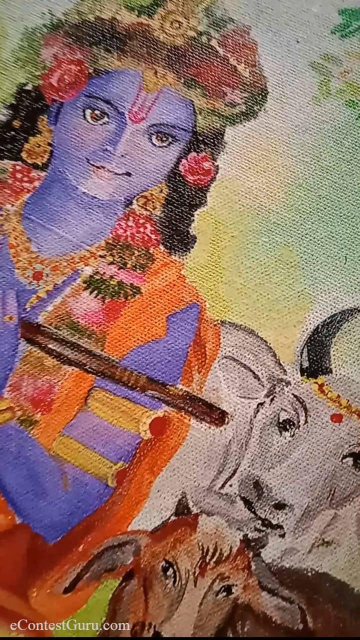 shri krishna janmashthmi drawing competetion