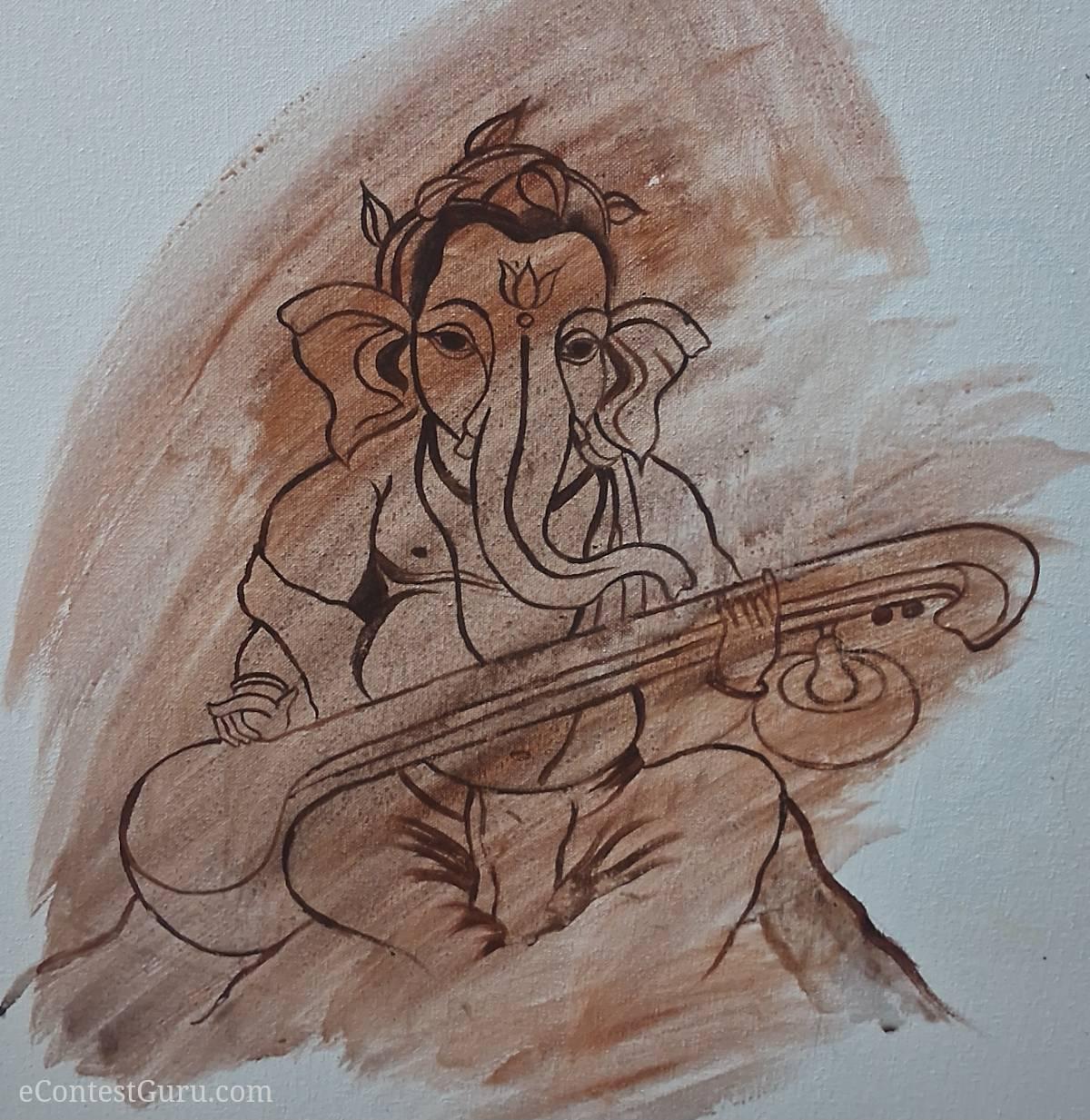 Ganesha painting 