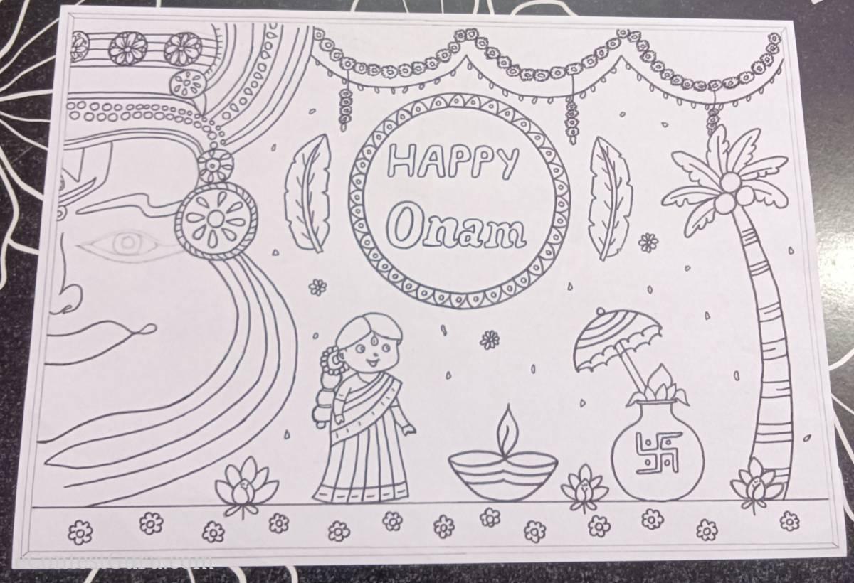 Onam Drawing 